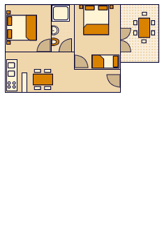 Schema essenziale dell'appartamento - 2 - 4